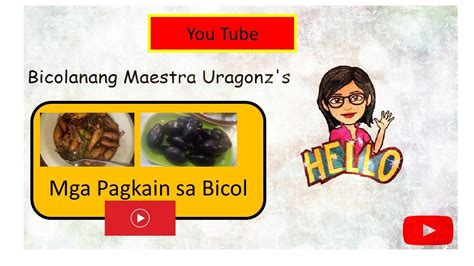 Mga Pagkain Sa Bicol Youtube