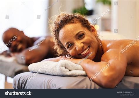 Relax Happy Love Black Couple Spa Stock Photo Shutterstock