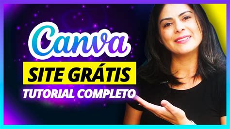 Site Grátis no CANVA Fácil e Rápido Tutorial Completo de Como Fazer