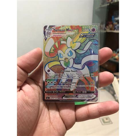 Jual Kartu Pokemon TCG Sylveon VMax HR Rainbow High Rarity S6a Para