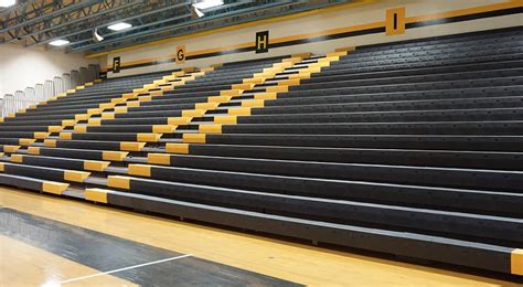 Custom Indoor Gymnasium Bleachers, Outdoor Grandstands & Products