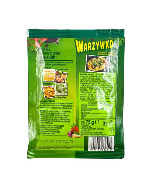 WARZYWKO PRZYPRAWA UNIWERSALNA 75G Delikatesy Honorata