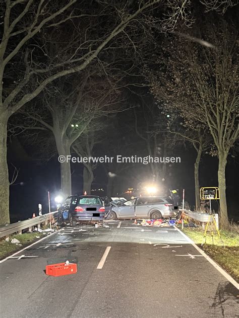 Technische Hilfeleistung PKW Unfall Freiwillige Feuerwehr Emtinghausen