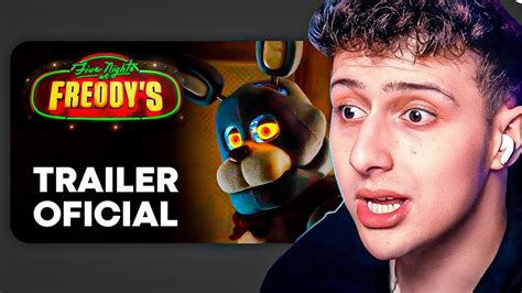 Reaccionando A El Trailer Oficial De Five Nights At Freddys La