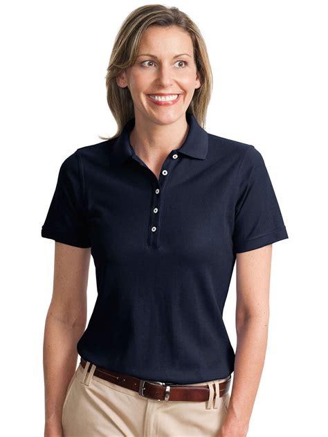 Port Authority Port Authority Womens 5 Button Placket Pique Polo