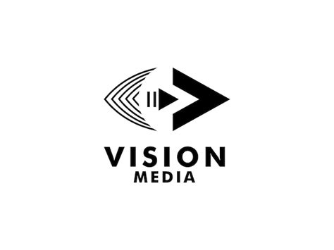 Premium Vector Vision Media Logo Vector Template