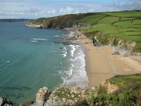 Hemmick Beach Cornwall Coast