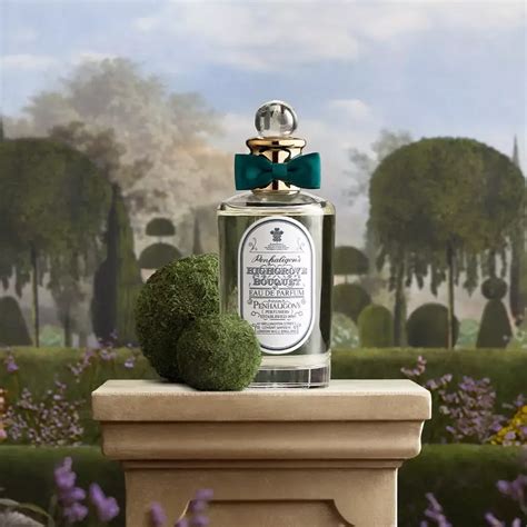 penhaligons perfume bottle  green bow