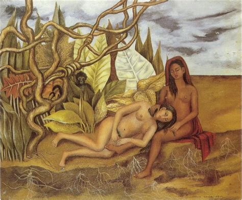 Two Nudes In The Forest The Earth Itself Frida Kahlo