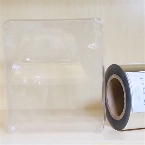 Transparent Pcr Rpet Recycle Pet Film Plastic Pet Sheet Roll For