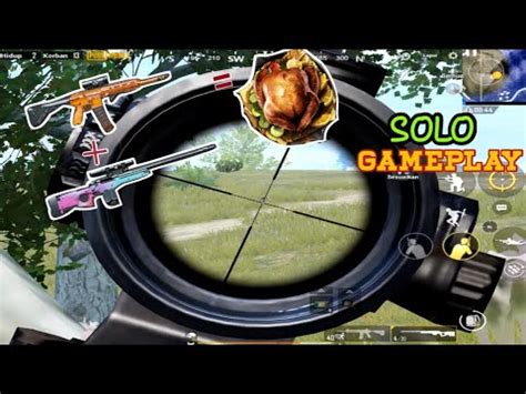 M416 AWM APAKAH BISA CHICKEN SOLO GAMEPLAY PUBG MOBILE INDONESIA