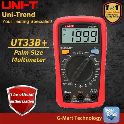 Uni T Ut B Ut C Ut D Ut A Palm Size Multimeter Shopee Malaysia