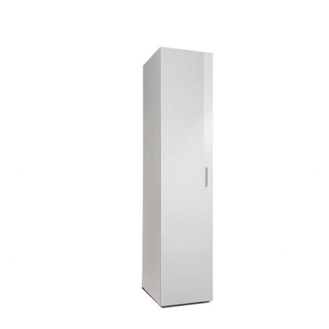 Armoire Penderie Porte Malta Laqu E Blanc Cass L Cm Blanc Bois