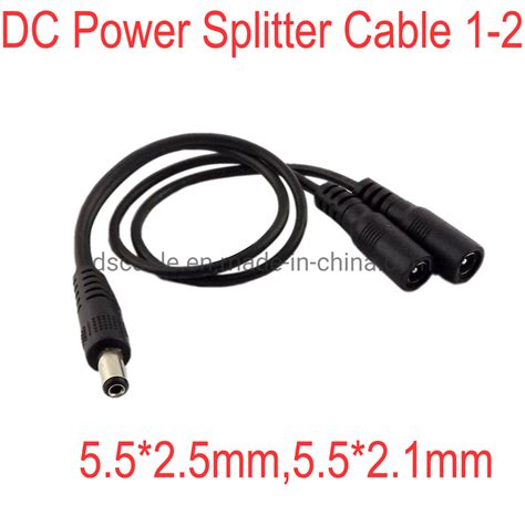 Mm X Mm Way Dc Power Splitter Cable Cord Male To Female Port