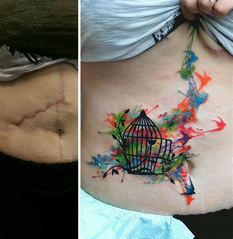 Incre Bles Tatuajes Usados Para Tapar Cicatrices