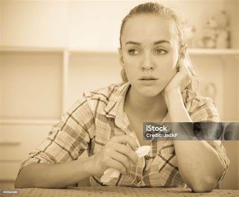 Sad Girl Crying Stock Photo - Download Image Now - Beige, Crying ...