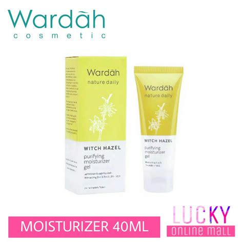 Jual Wardah Witch Hazel Purifying Moisturizer Gel 40ml Shopee Indonesia