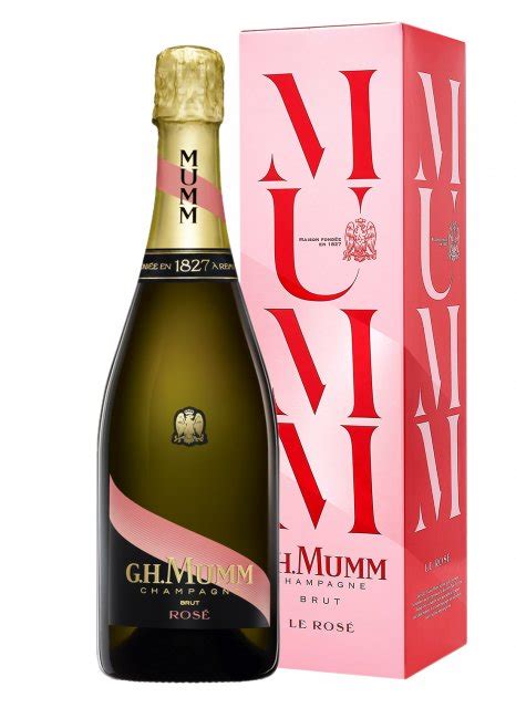 Champagne Mumm Le Rosé Bottiglia 75 cl Astuccio Plus de Bulles