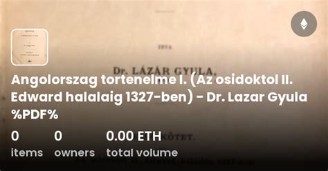 Angolorszag Tortenelme I Az Osidoktol II Edward Halalaig 1327 Ben