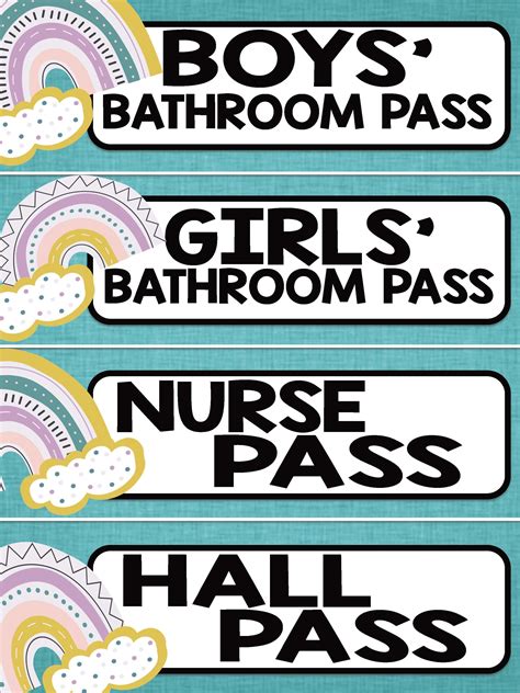 Editable Star Emoji Hall Passes In 2024 Bathroom Pass Hall Pass Teacher Classroom Decorations