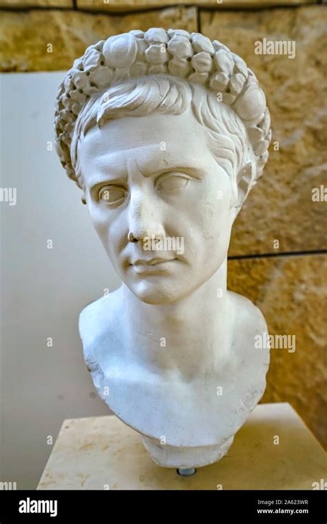 Emperor Augustus Caesar Bust Statue Ara Pacis Altar Peace Rome Italy ...