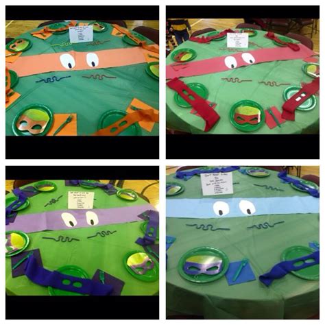 Teenage Mutant Ninja Turtles Birthday Party Food Decorations And Games