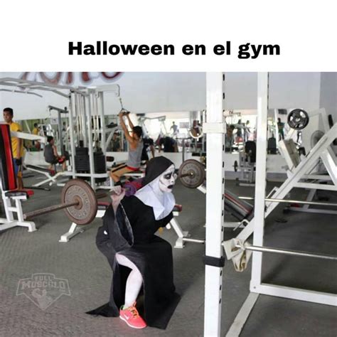 😂👻 Fullmusculo Gymmeme Halloween Thenun Gymnun Gym Memes Workout Memes Exercise