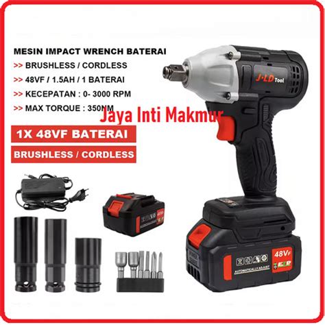 Jual JLD 48S CORDLESS IMPACT WRENCH BRUSHLESS Bor Impact Kota