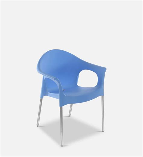 Buy Ns Ss Plastic Chair In Blue Colour Set Of At Off By