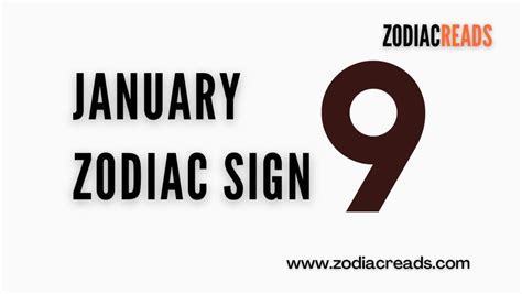 January 9 Zodiac Sign , Personality Traits - ZodiacReads