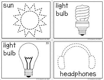 ABLLS R ALIGNED WORKBOXES S3 Light Sound Tracing Pictures TpT