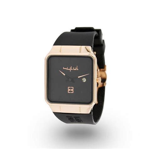 Black Rubber Strap Square Casual Watches For Women At Best Price In New