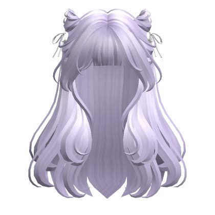 Adorable Half Up Buns Light Purple Roblox Item Rolimon S