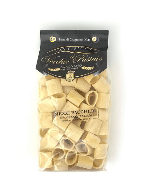 Mezzi Paccheri Pasta From Gragnano I G P 500 G