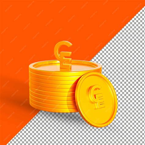 Premium Psd Gold Coin 3d Render Isolated