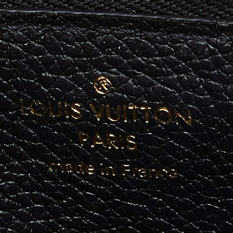 Louis Vuitton Black Monogram Empreinte Leather Recto Verso Card Holder For Sale At 1stdibs