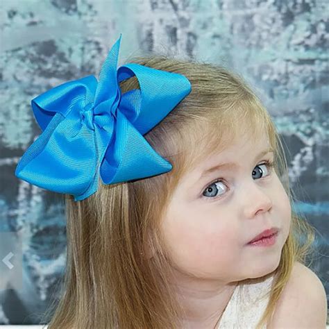 Summer Style Hair Bows Big Grosgrain Ribbon Hair Bow With Clip Girls ...