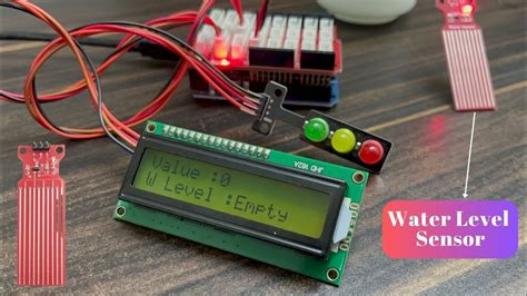 Water Level Sensor With Arduino Uno Youtube