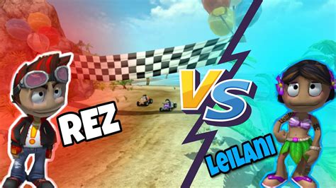 Rez Vs Leilani Boss Battle Beach Buggy Racing Android Ios Gameplay