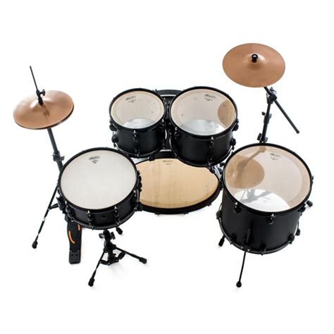 Bateria Rmv Fibertech Silky Black Pratos Baquetas E