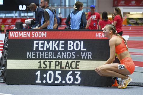 Femke Bol Makes Explosive Start To Indoor Season With 500m Record