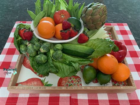 fresh fruit and vegetable tray | The Painted Apron