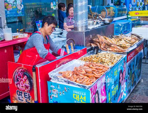 The Jagalchi Fish Market In Busan South Korea Stock Photo Alamy