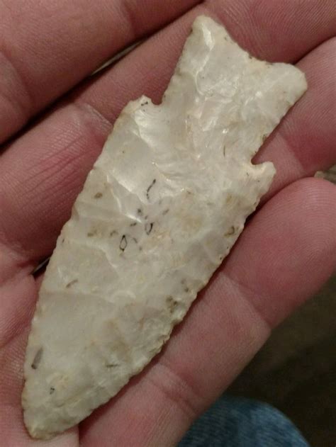 Authentic Missouri Hardin Arrowhead Nice Point Flint Knapping