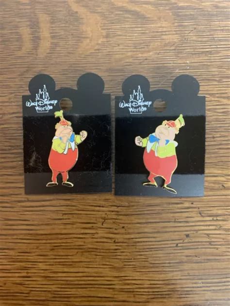 DISNEY WDW TWEEDLE DEE DUM Set ALICE IN WONDERLAND PINS 67 39