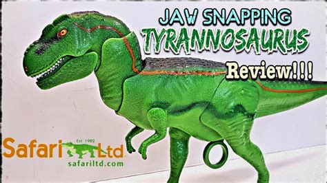 Safari Ltd Jaw Snapping Tyrannosaurus Rex Review Youtube