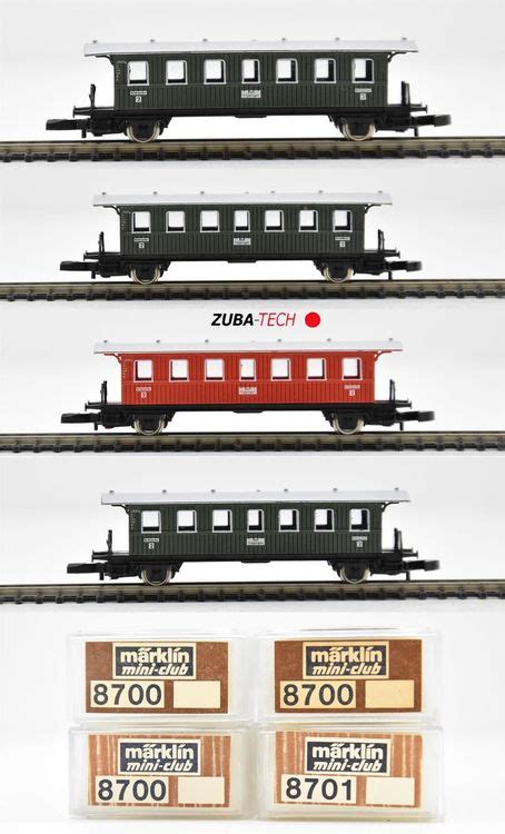 Märklin mini club 4x Plattformwagen Z OV Kaufen auf Ricardo