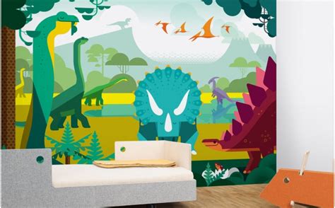 Boys Room Dinosaur Wall Mural Kids Room Murals For Baby Girls Boys Teen