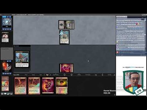 Gameplay MTGO Pauper TOP 8 TP 19 09 20 BURN V5 Vs MBC 2