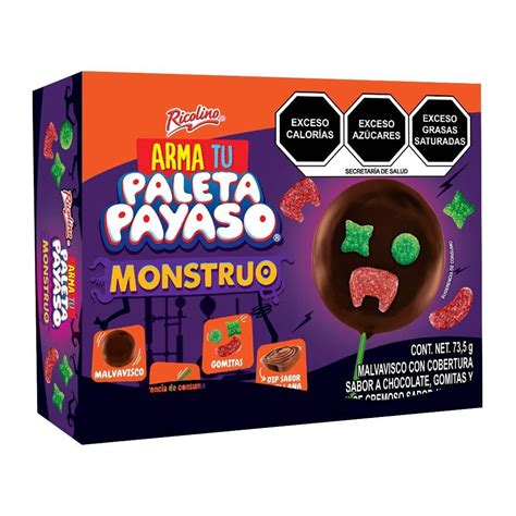 Arma Tu Paleta Payaso Ricolino Monstruo G Walmart